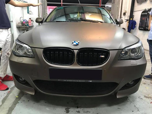 AUTOGP Bmw e60 m5 ön böbrek panjur piano black  2003 - 2009 çift tırnak - 3