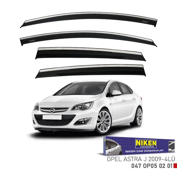 NİKEN Opel astra j cam rüzgarlığı kromlu niken