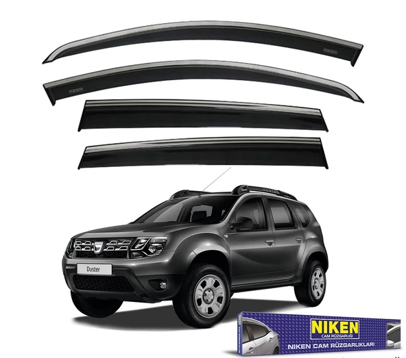 NİKEN Dacia duster cam rüzgarlığı kromlu 2010 / 2017 niken