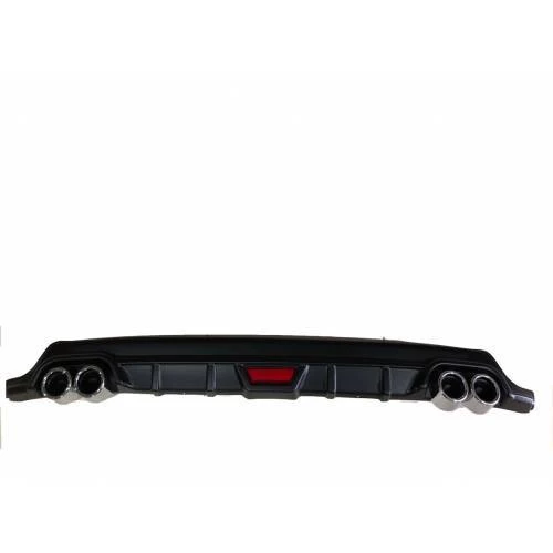 AUTOGP Toyota corolla difüzör arka tampon eki siyah 4egzoz 2016+ - 3