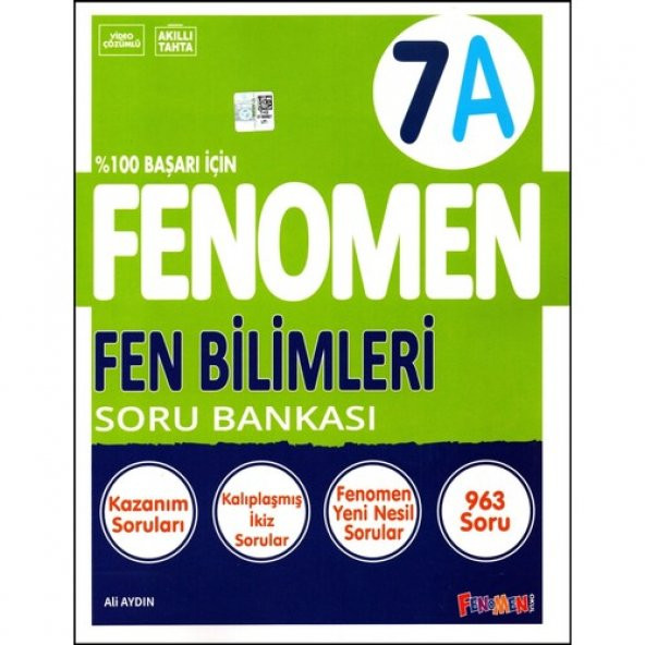 Fenomen Yayıncılık 7. Sınıf Fen Bilimleri Soru Bankası (A)