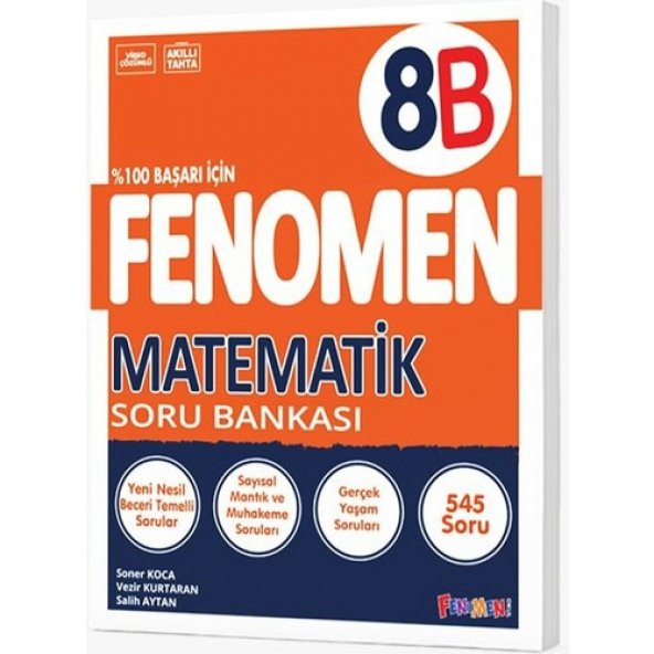 Fenomen 8. Sınıf LGS Matematik Soru Bankası (B)