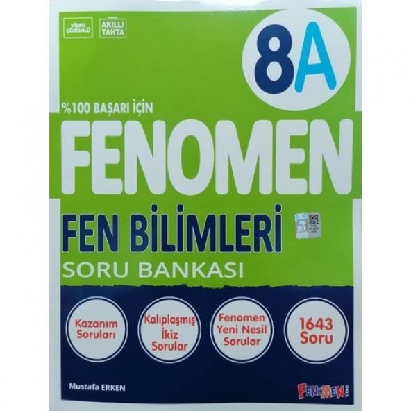 Fenomen Okul Yayınları Fenomen 8.sınıf Lgs Yeni Baskı Fen Bilimleri - A Soru Bankası - Fnm