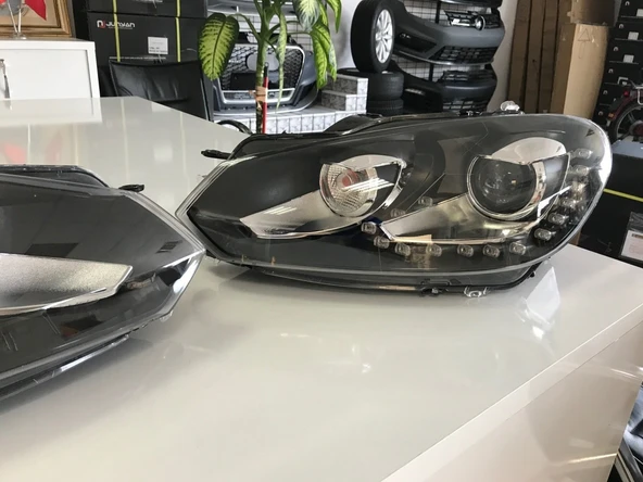 AUTOGP Vw golf 6 ön far lambası r20 model bi-xenon 15 led - Resim 4