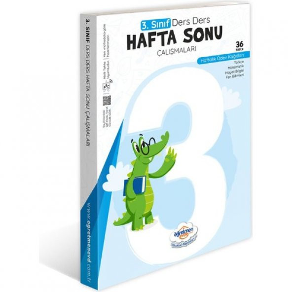 Öğretmen Evde - 3. Sınıf Ders Ders Hafta Sonu Çalışmaları ürün görseli 1