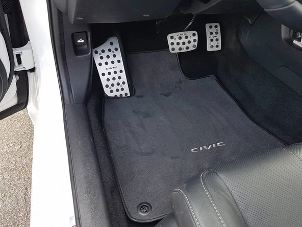 Honda civic fc5 uyumlu pedal seti takımı otomotik 2016+