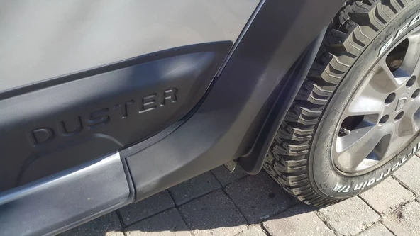 AUTOGP Dacia duster dodik ve kapı koruma çamurluk kaplama plastik 2010 / 2017 - 4