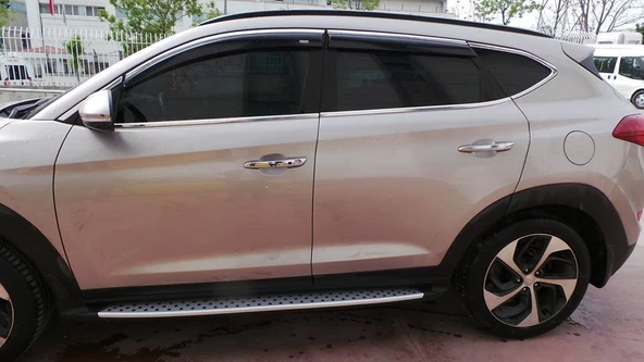 NİKEN Hyundai tucson cam rüzgarlığı kromlu 2015+ niken - Resim 3