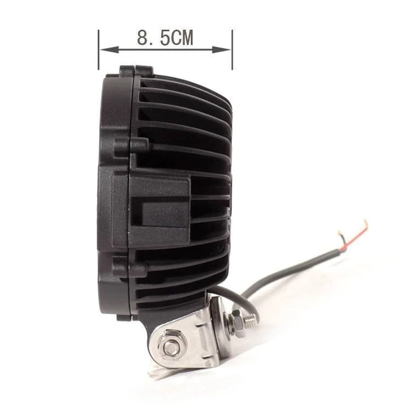 LEADER Off road sis lambası ledli 51watt 17 ledli siyah 4x4 - 3