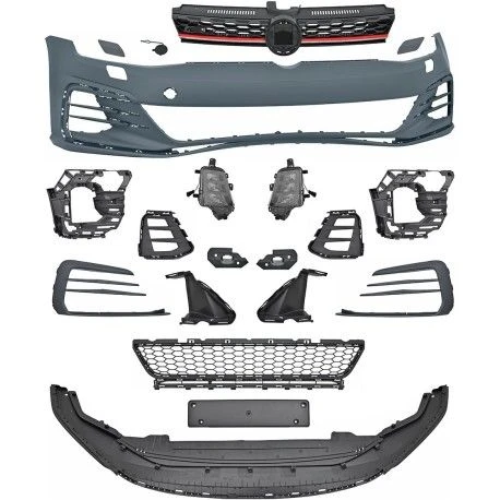 AUTOGP Vw Golf 7 7.5 görünüm gti ön tampon ve panjur seti komple 2012 / 2017