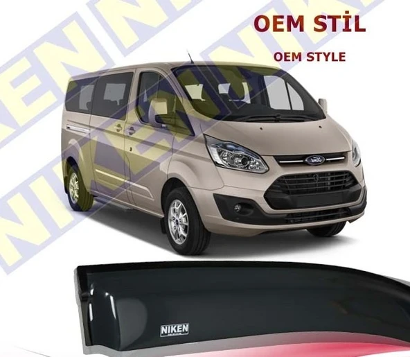 NİKEN Ford custom cam rüzgarlığı 2012+ NİKEN 2 li