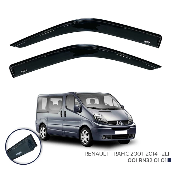 NİKEN Renault Trafic cam rüzgarlığı oem 2001 / 2015 NİKEN 2li