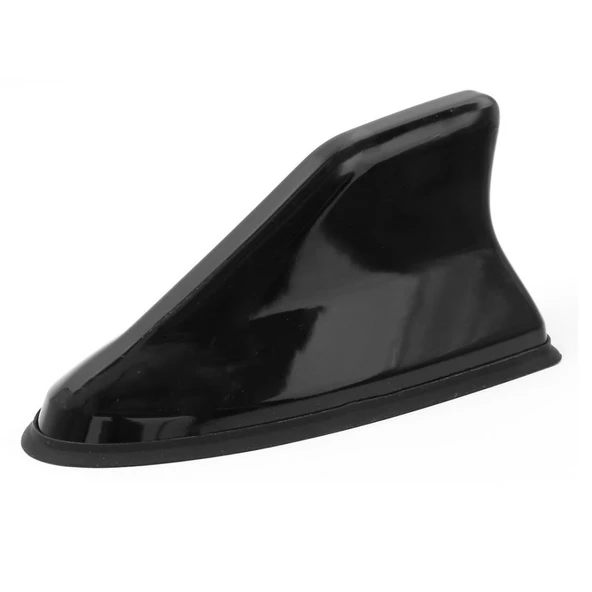 AUTOGP Oto tepe anten elektrikli silikon taban shark balina jaws anten siyah