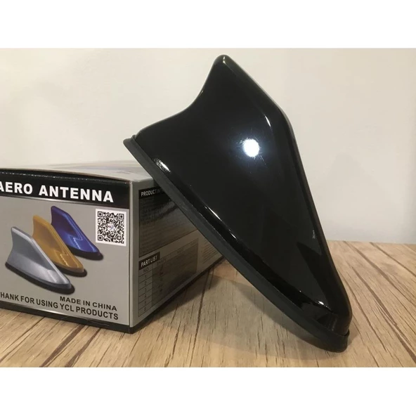 AUTOGP Oto tepe anten elektrikli silikon taban shark balina jaws anten beyaz - 4