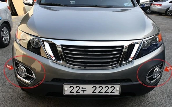 AUTOGP Kia sorento ön panjur ızgara krom 2010+ - 4