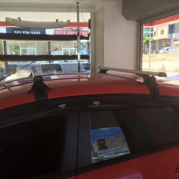 NİKEN Ford fiesta üst bagaj oluksuz alüminyum - 2