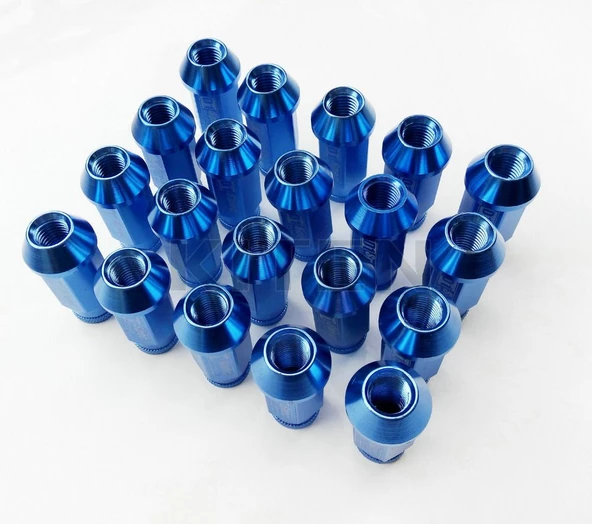 AUTOGP D1 spec uzun bijon komple takım mavi - 2