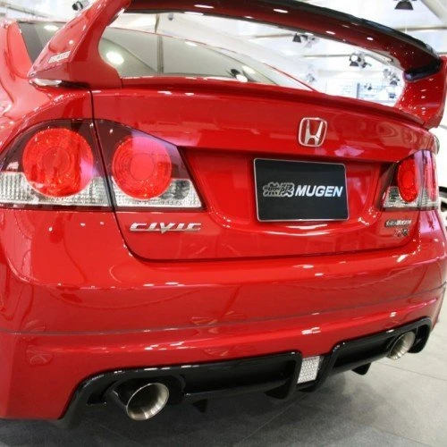 AUTOGP Honda civic fd6 uyumlu bagaj üstü spoiler yüksek boyasız 4 parça - Resim 2