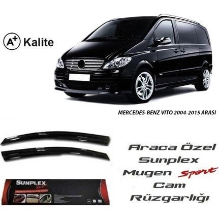 SUNPLEX Mercedes vito cam rüzgarlığı 2004+ mugen tip sunplex
