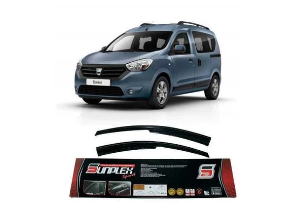 SUNPLEX Dacia dokker cam rüzgarlığı mugen tip sunplex