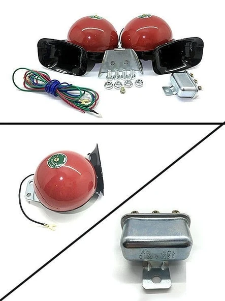 Oscar Çat çat korna mitsuba tip 12volt volt bighorn