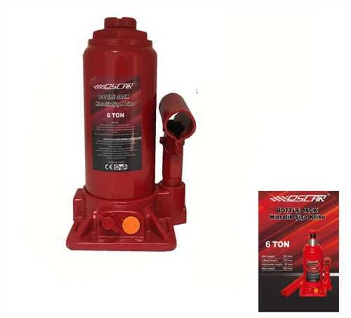 Oscar Oto kriko araç kaldırma krikosu şişe kriko hidrolik 6 ton
