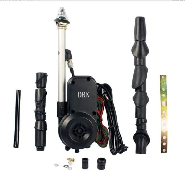 NİKEN Otomotik anten otomobil bagaj anteni 5 kademeli aparatlı 12volt - 2