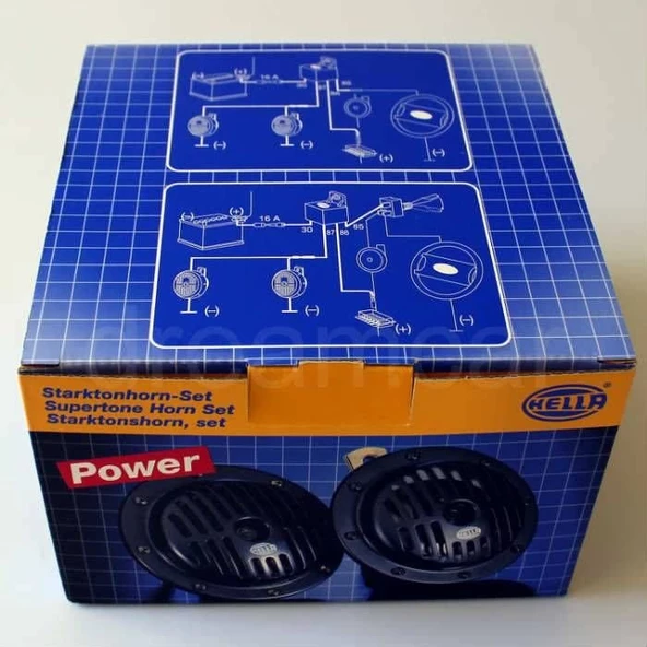 HELLA Hella Supertone Korna 2li 12V Güçlü Ses Mercedes-BMW - 2