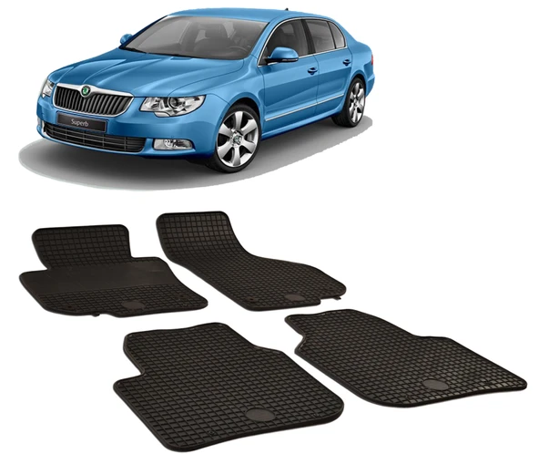 NİKEN Skoda superb paspas kauçuk oem germany 2008 / 2013 ürün görseli 1