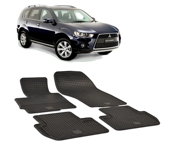 NİKEN Mitsubishi outlander paspas kauçuk oem germany 2007+ - Resim 2