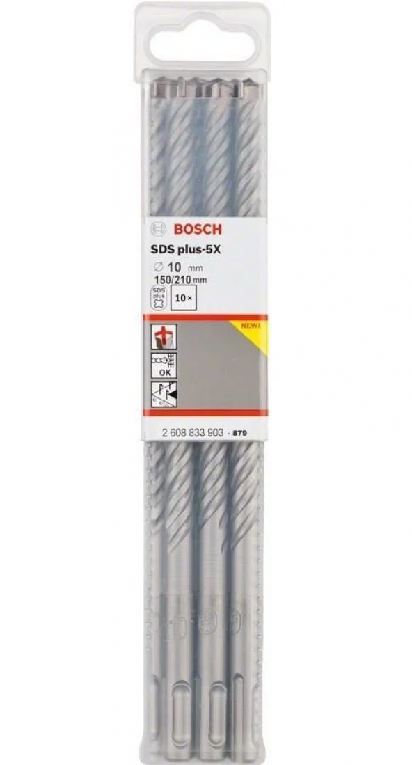 SDS-Plus-5X K-Delici Ucu 10*210 mm 10lu - 2