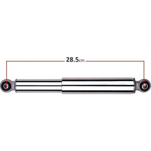 Mobilet Fındık Arka Amortisör Takımı Nikel 28.5 cm Cg Uyumlu - 2