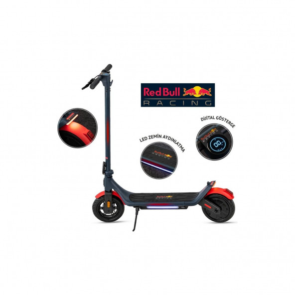 Perlotus A6 Pro Redbull Rks LED Farlı Elektrikli Scooter