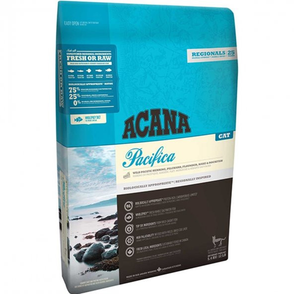 Acana Pacifica Tahılsız Kuru Kedi Maması 1,8 Kg