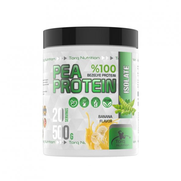 Torq Nutrition Pea Protein 100 Bezelye Proteini 500 Gr - Muz