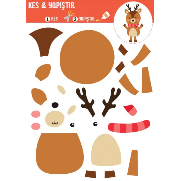 Okul Öncesi EN SÜPER KES-YAPIŞTIR Kitabı - Resim 4