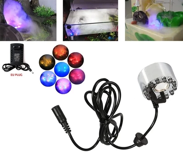 Sobo Ultrasonik Sis-Buhar Makinesi Hava Nemlendirici Atomizer Işıklı M-10L - 4