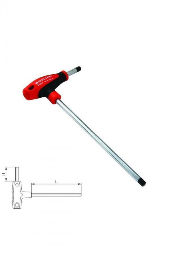 İzeltaş T Tipi  Allen Anahtar 7Mm 4920220070