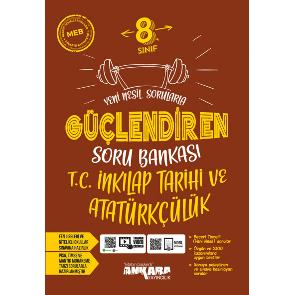 Ankara Yayıncılık 8. Sınıf İnkılap Tarihi Ve Atatürkçülük Güçlendiren Soru Bankası