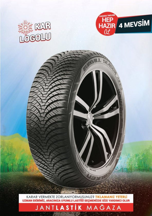 Falken 195/55R16 87V Euro Kar Logolu All Season As210 4 MEVSİM KAR LOGOLU