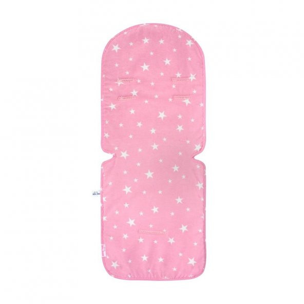 Sevibebe 3D Gözenekli Klimalı Puset ve Oto Koltuk Minderi Pembe Yıldız Desen 43 - 3