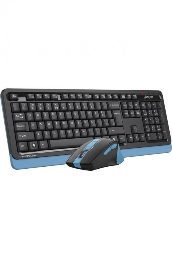 A4 TECH FG1035 KABLOSUZ Q M.M KLAVYE-MOUSE,MAVİ - 3