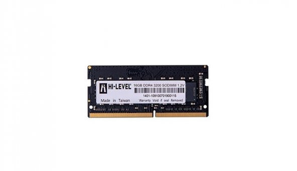 HI-LEVEL 16GB DDR4 3200 MHz NOTEBOOK RAM HLV-SOPC25600D4/16G