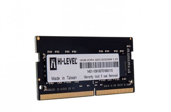 HI-LEVEL 16GB DDR4 3200 MHz NOTEBOOK RAM HLV-SOPC25600D4/16G - 2