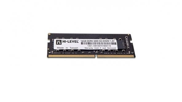 HI-LEVEL 16GB DDR4 3200 MHz NOTEBOOK RAM HLV-SOPC25600D4/16G - 3