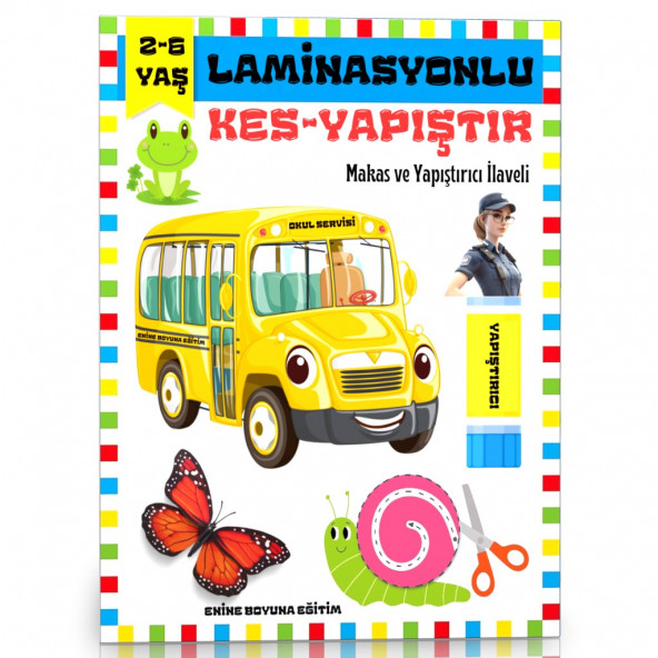 Laminasyonlu KES-YAPIŞTIR Eğitim Seti ürün görseli 1