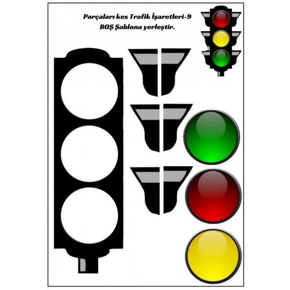 Laminasyonlu KES-YAPIŞTIR Eğitim Seti - Resim 6
