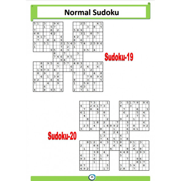 Samurai Sudoku Kitap Seti (2 Fasikül) - Resim 3