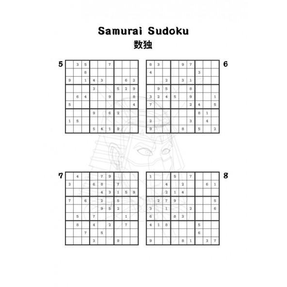 Samurai Sudoku Kitap Seti (2 Fasikül) - Resim 6