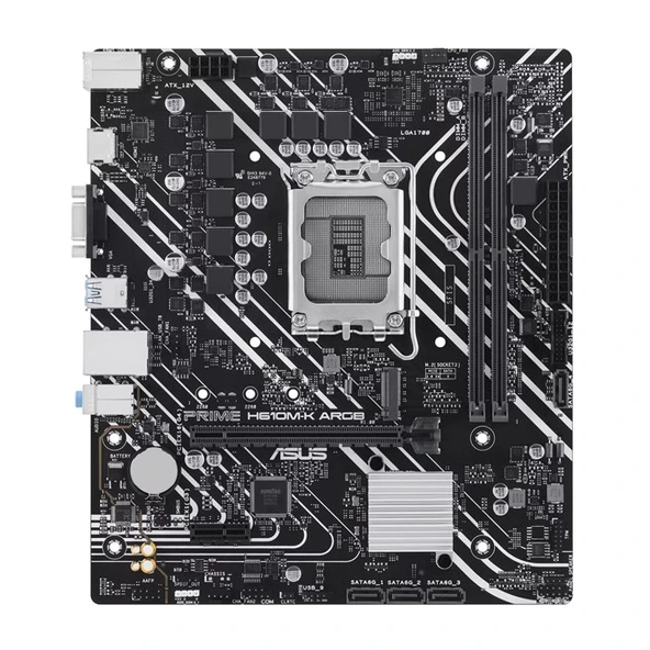 Asus Prime H610M-K ARGB D5 1700P Vga Hdmi - Resim 2
